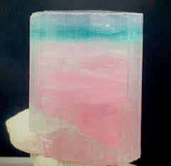 18,01 grammi di splendido esemplare di tormalina bicolore da Kunar Afghanistan