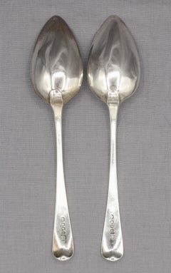 1801 Pair of Sterling Silver Spoons
