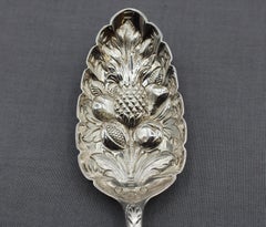 1802-1804 : Paire de cuillères de service en argent sterling datant de l'époque de George III