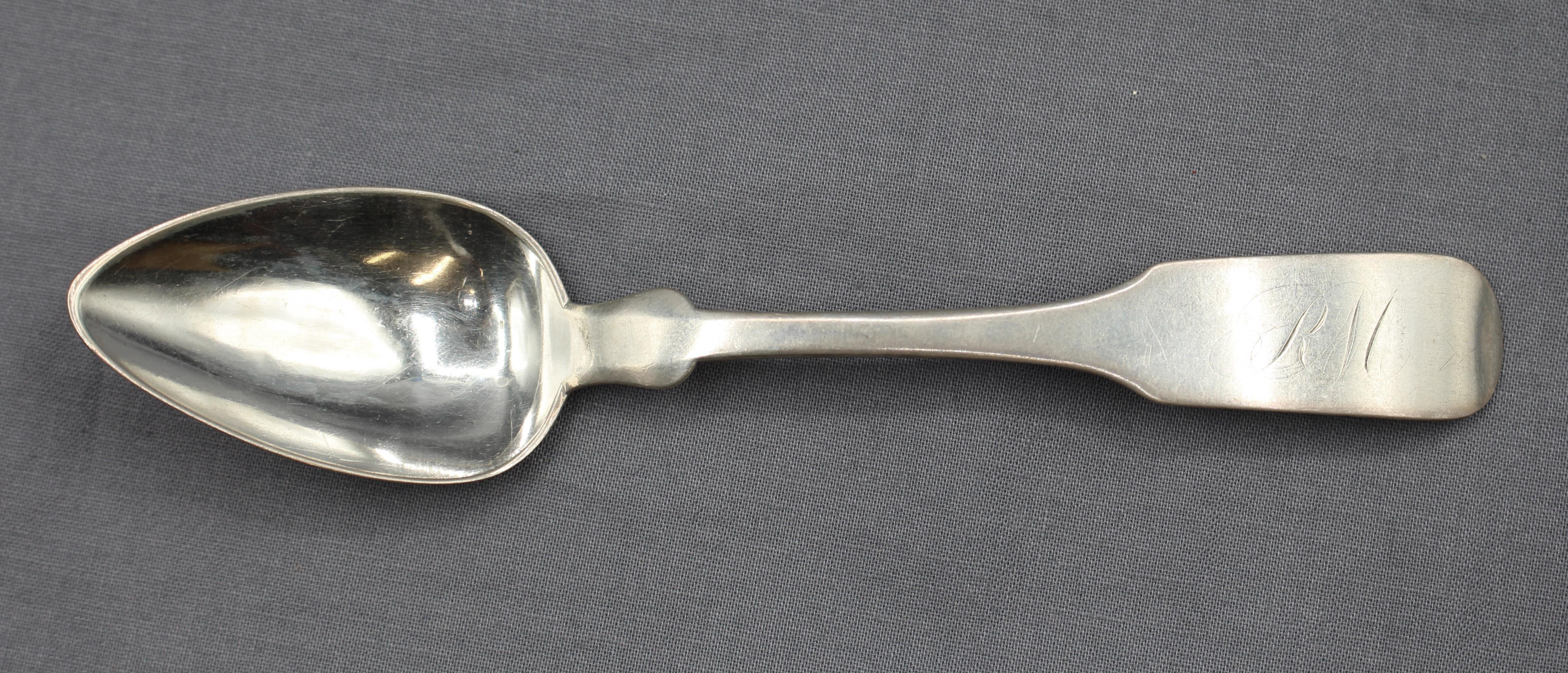 Americano 1803-1806 Set di 6 cucchiaini d'argento con moneta di Charles Davison in vendita