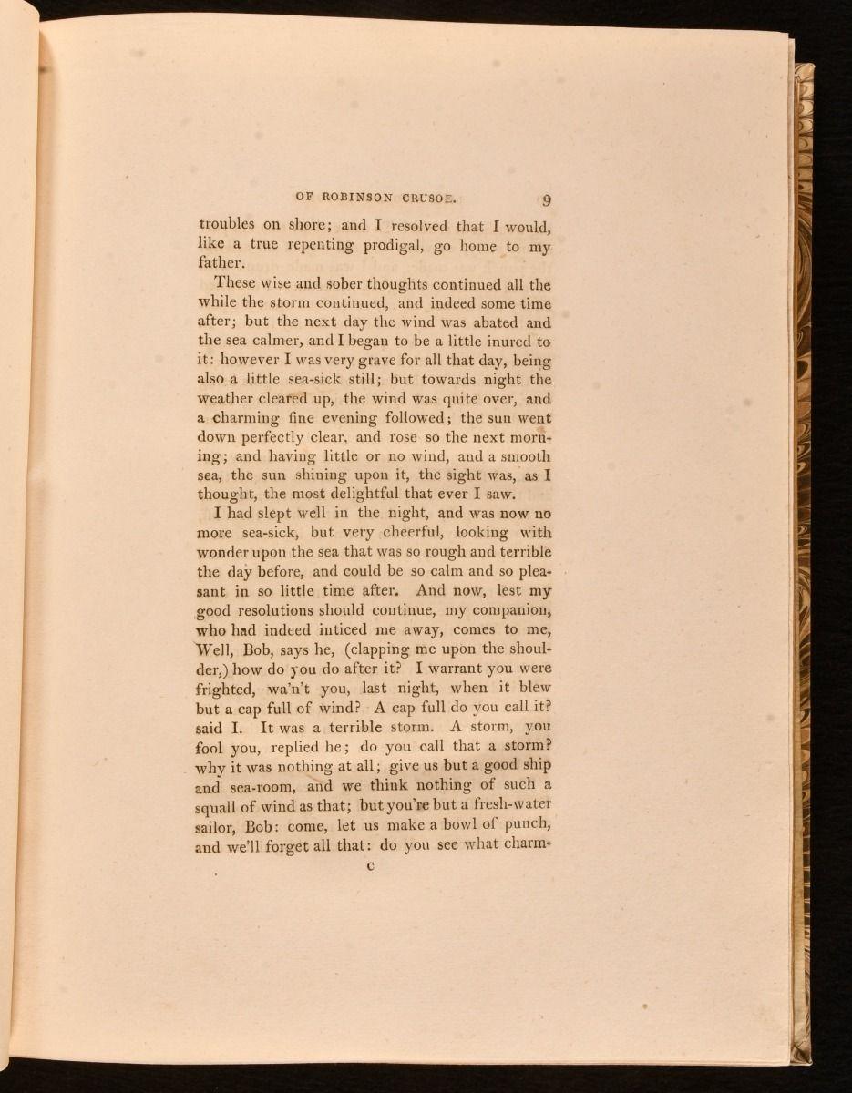 1804 The Life and Adventures of Robinson Crusoe In Good Condition For Sale In Bath, GB
