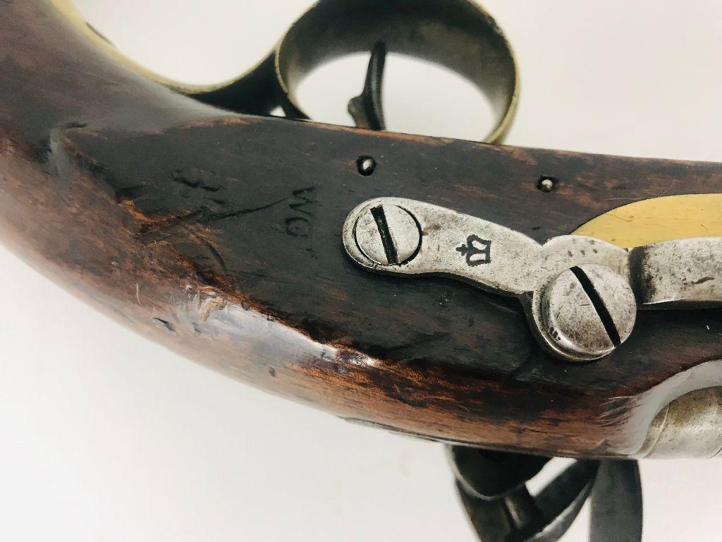 Forged 1805 British Tower Naval Sea Service Flintlock Pistol