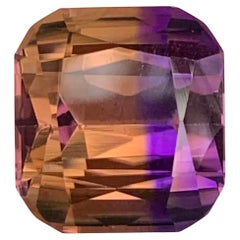 18.05 Carat Natural Loose Ametrine Cushion Shape Bolivian Gem