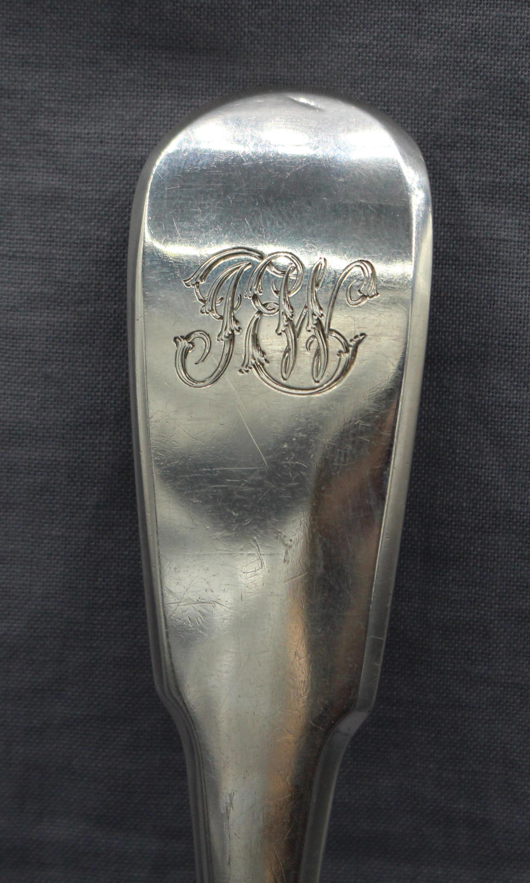 Giorgio III 1805 Cucchiaio in argento sterling di Eley & Fearn in vendita