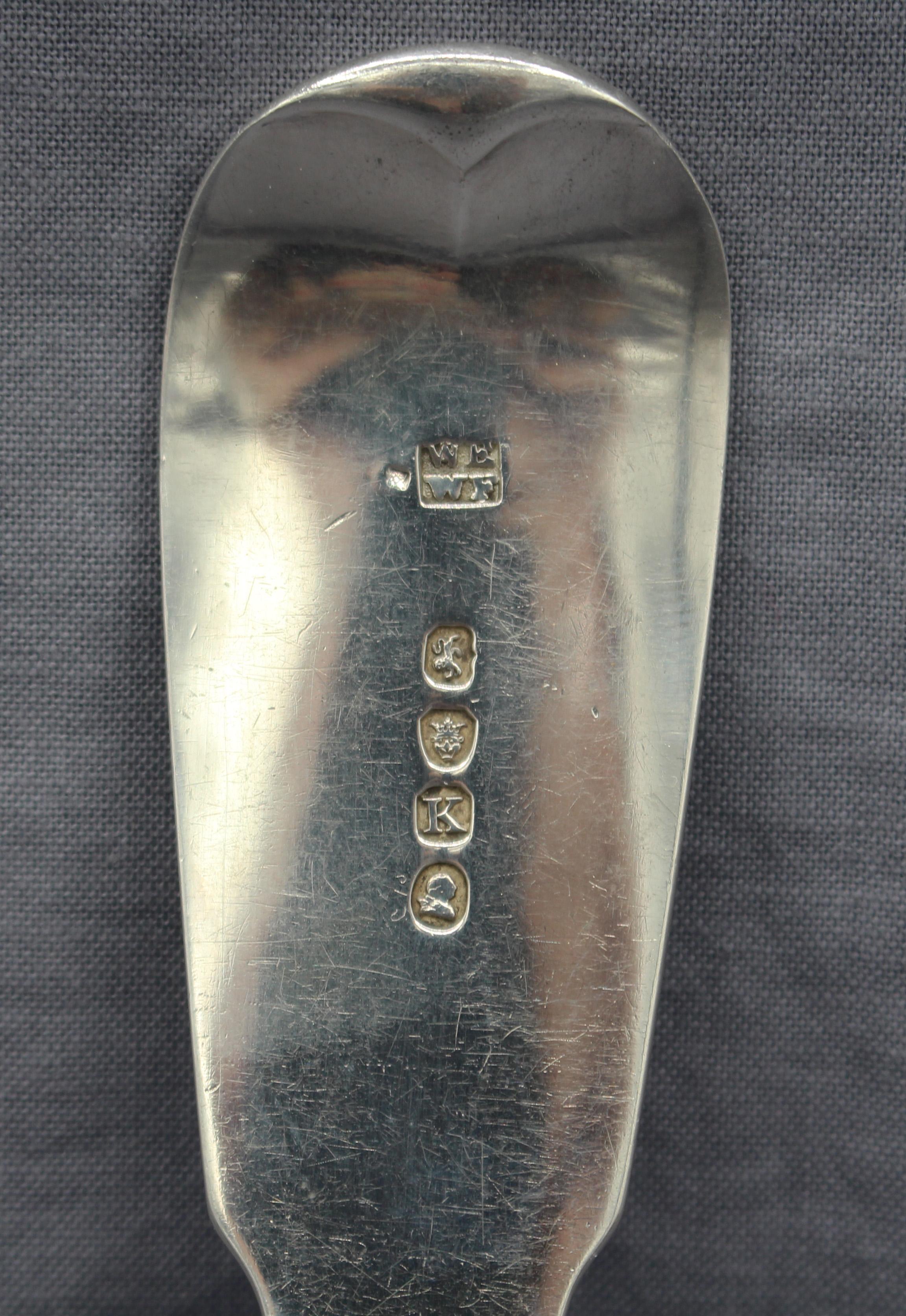Inglese 1805 Cucchiaio in argento sterling di Eley & Fearn in vendita