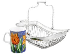 panier en argent sterling antique 1806 de John Winter & Co