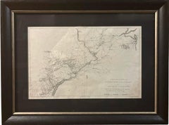 1807 "A Map of the Country..." by Samuel Lewis, Revolutionary War Map