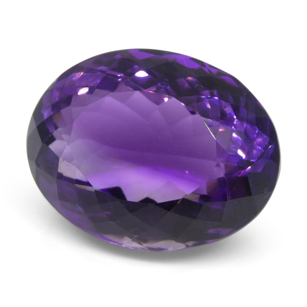 18.09 ct Oval Amethyst For Sale 1