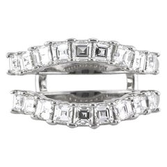1.80ct Asscher Cut Diamante Anillo de boda Chaqueta 1.80ct Asscher Cut Diamante Anillo de boda Chaqueta
