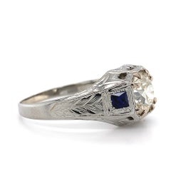 18K Men's 1.80 Carat Diamond Ring GIA