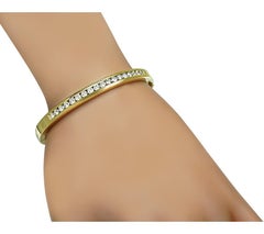 1.80ct Diamond Gold Bangle
