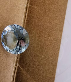 1.80ct Light Blue Round Aquamarine Gemstone