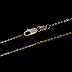 Pear Shape Natural Diamond 14K Yellow Gold Bezel Pendant Necklace