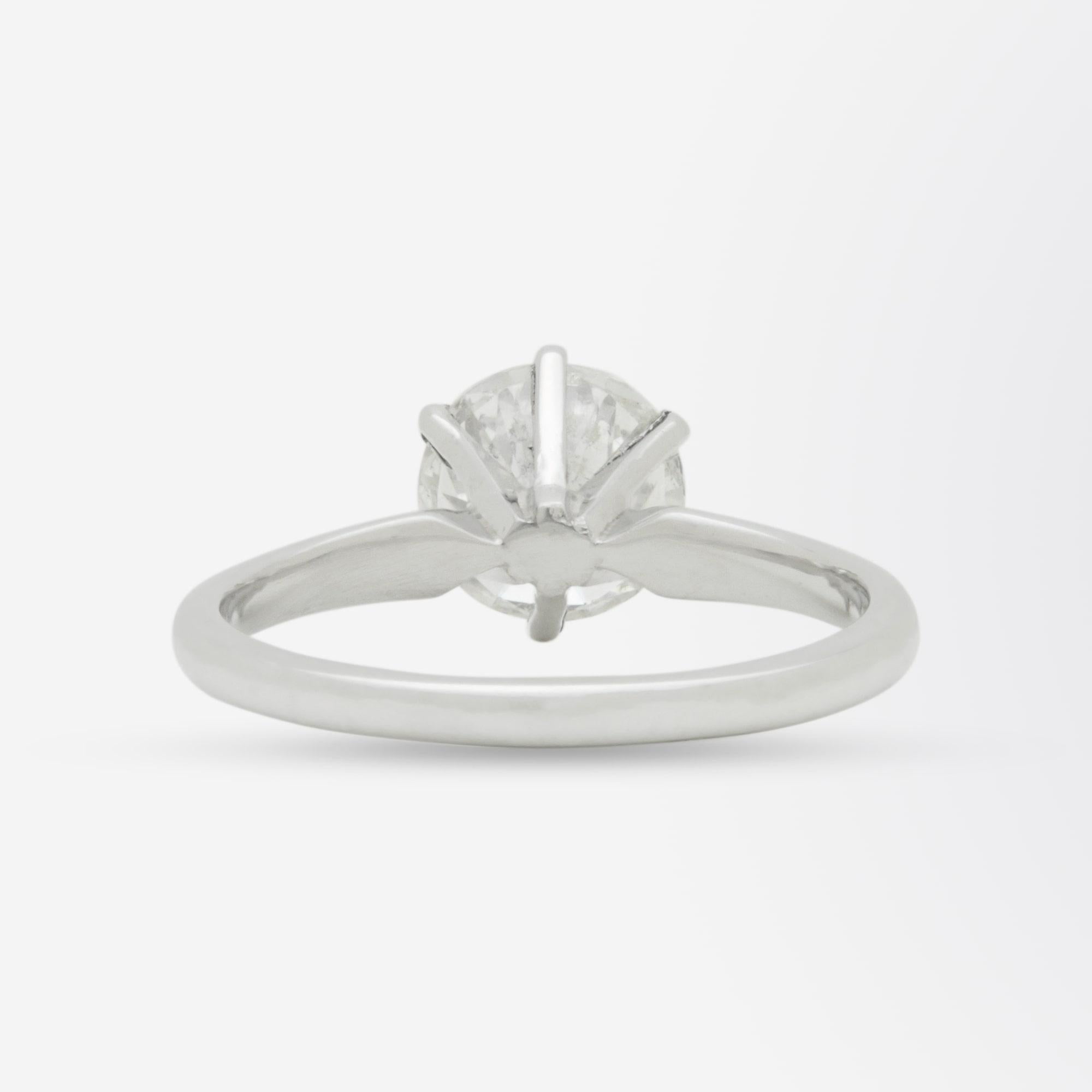 1,81 Karat Diamant und Platin Ring von Bailey, Banks und Biddle im Zustand „Gut“ im Angebot in Brisbane, QLD