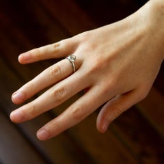 1.81 Carat Diamond and Platinum Ring by Bailey, Banks and Biddle