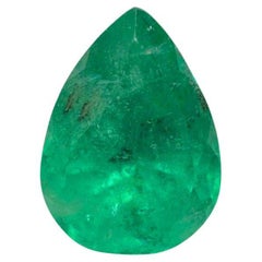 Esmeralda colombiana verde primavera de 1,81 quilates - Lágrima talla pera Piedra de nacimiento de mayo