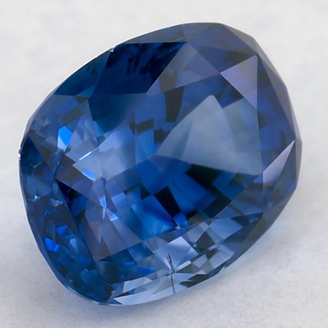 Taille coussin 1.81 Ct Blue Sapphire Cushion Loose Gemstone (pierre précieuse en vrac) en vente