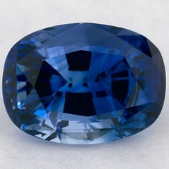 1.81 Ct Blue Sapphire Cushion Loose Gemstone