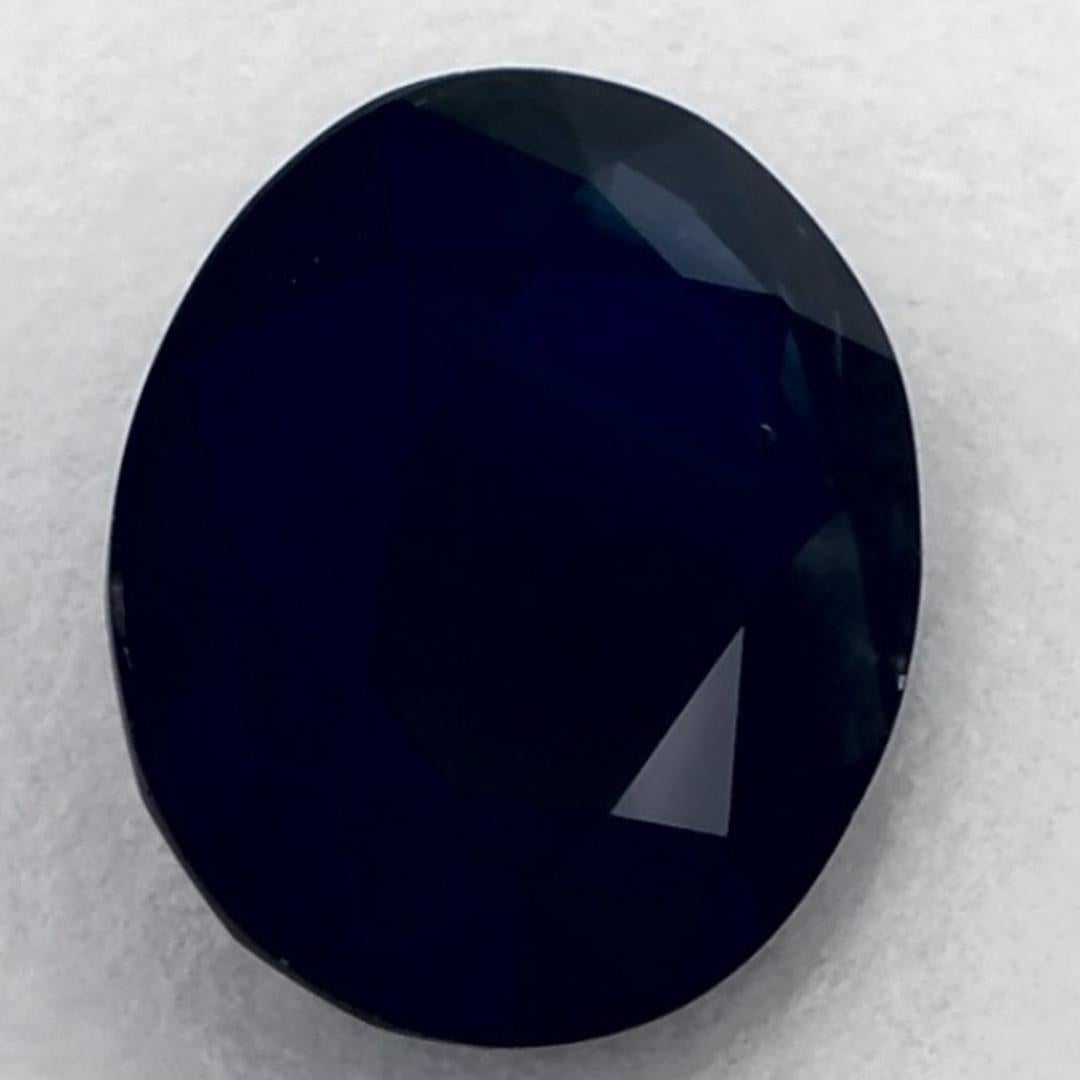Donna 1.81 carati di zaffiro blu ovale sfuso in vendita