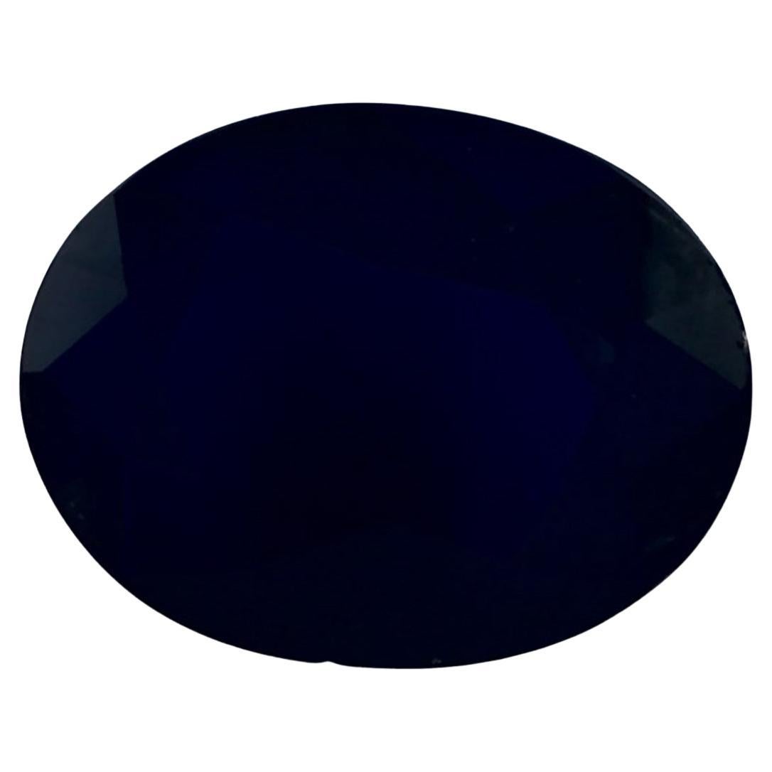1.81 carati di zaffiro blu ovale sfuso