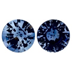 1.81 Ct Blue Sapphire Round Loose Gemstone