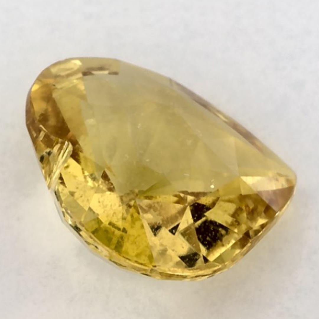 1.81 Ct Yellow Sapphire Heart Loose Gemstone (pierre précieuse en vrac) Neuf à Fort Lee, NJ