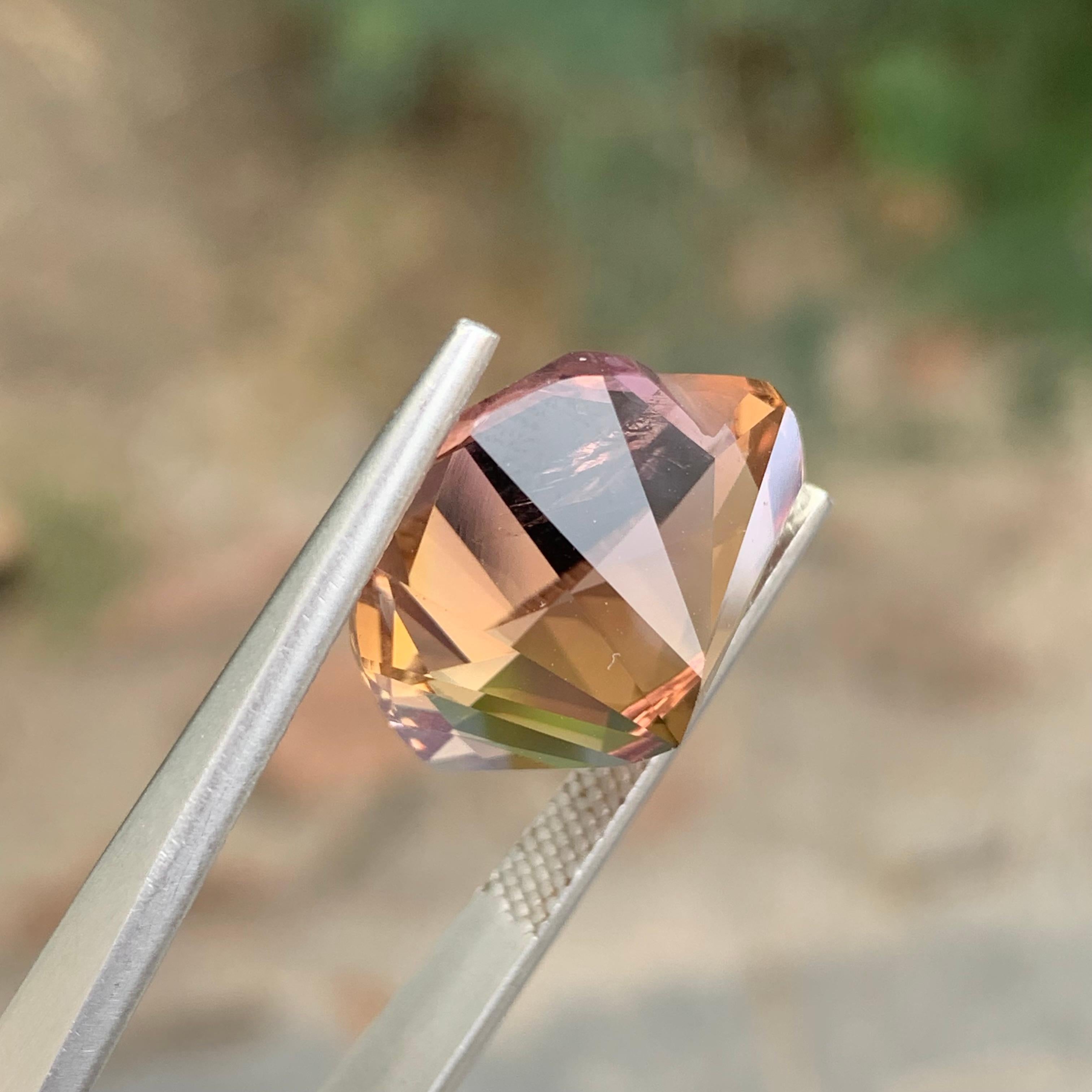 18.10 Carat Natural Loose Ametrine Heart Shape Gemstone (Amétrine en forme de coeur) en vente 3