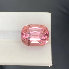 18.10 Carat Natural Loose Baby Pink Tourmaline Stone Cushion Cut Afghan Gemstone