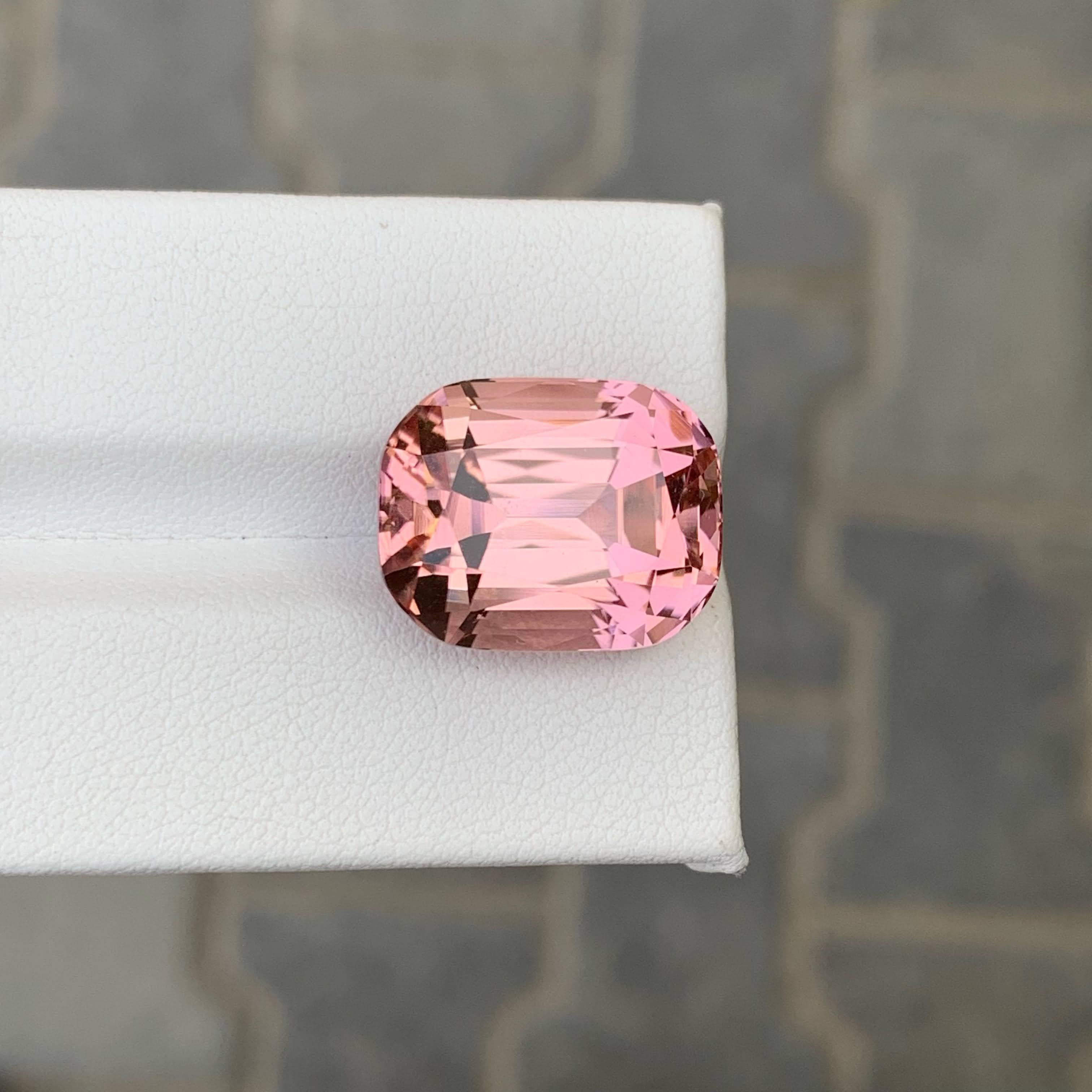 18.10 Carat Natural Loose Baby Pink Tourmaline Stone Cushion Cut Afghan Gemstone (pierre précieuse afghane) en vente 2