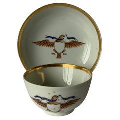 1810 Chinese Export Porcelain Tea Bowl and Saucer