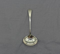 1810 English George III Sterling Silver Gravy Ladle