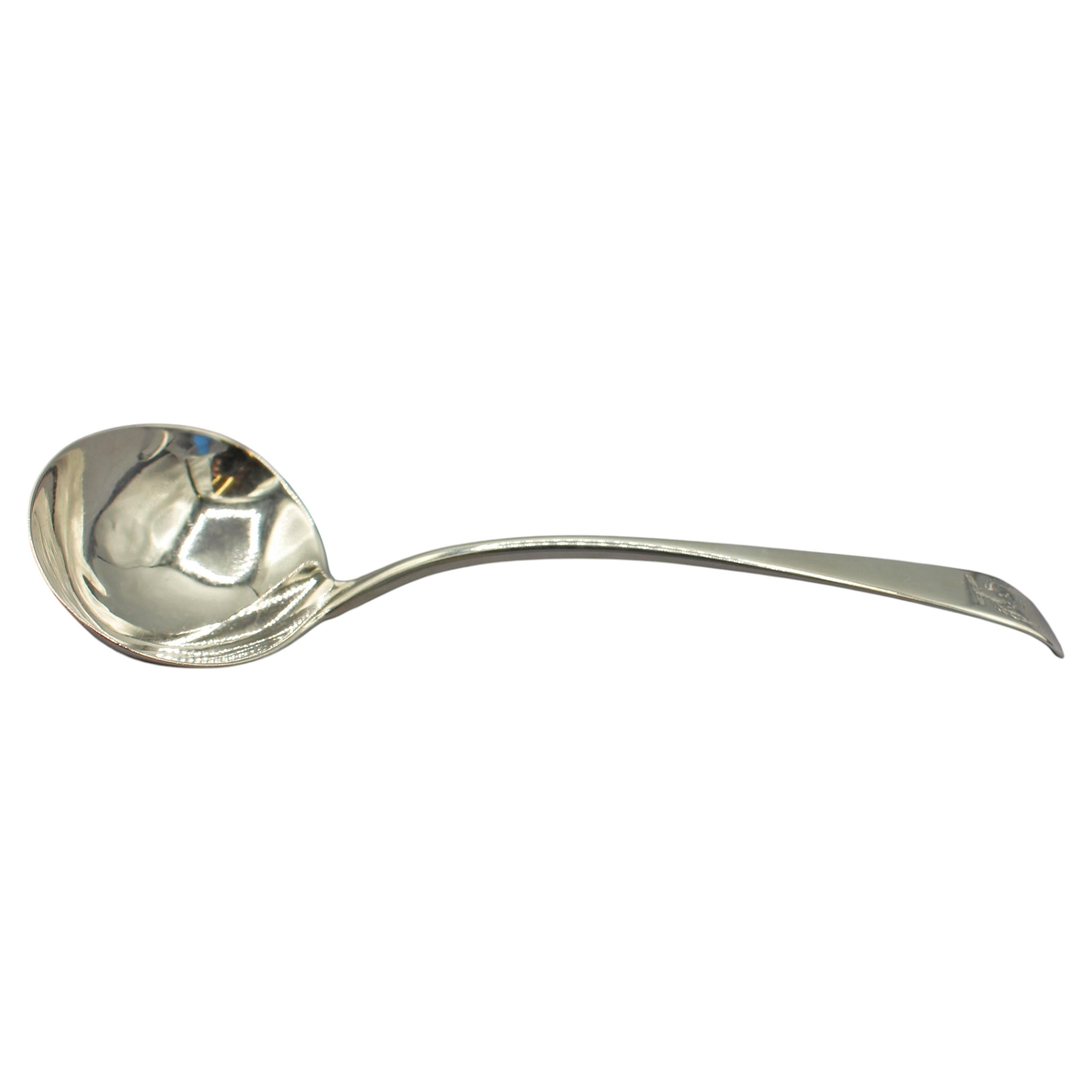 1810 English George III Sterling Silver Gravy Ladle