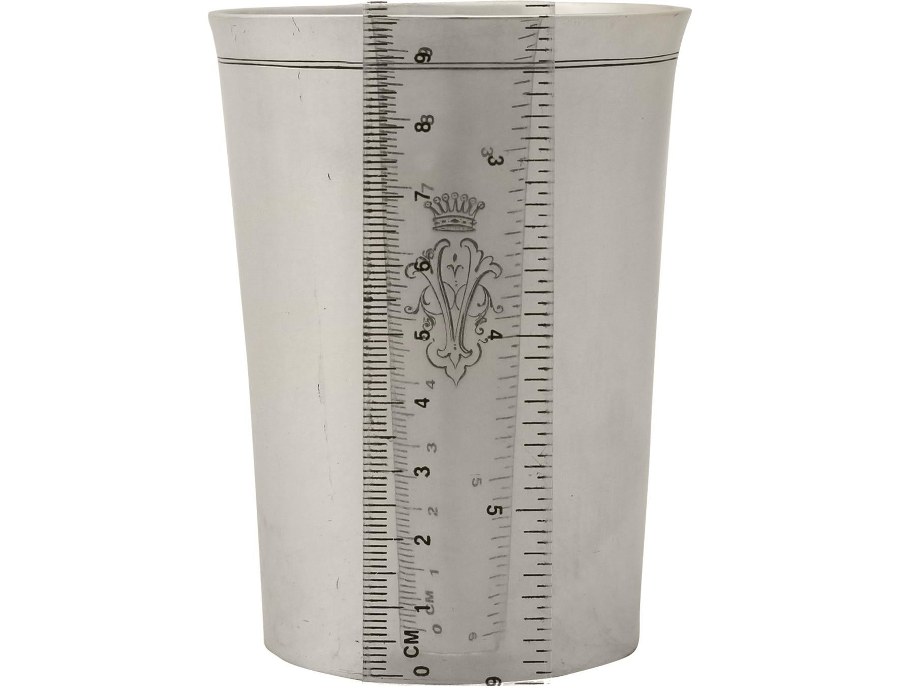 1810er Österreich-Ungarischer Silberbecher im Angebot 3