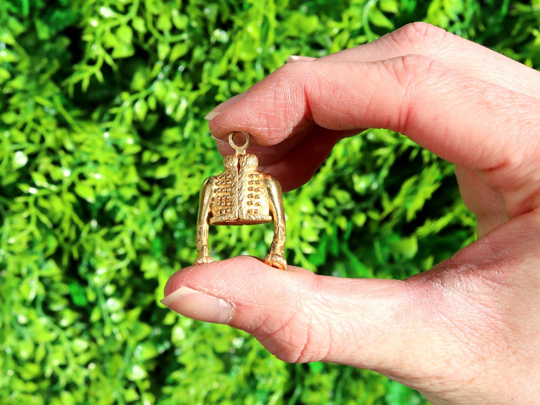antique gold charms