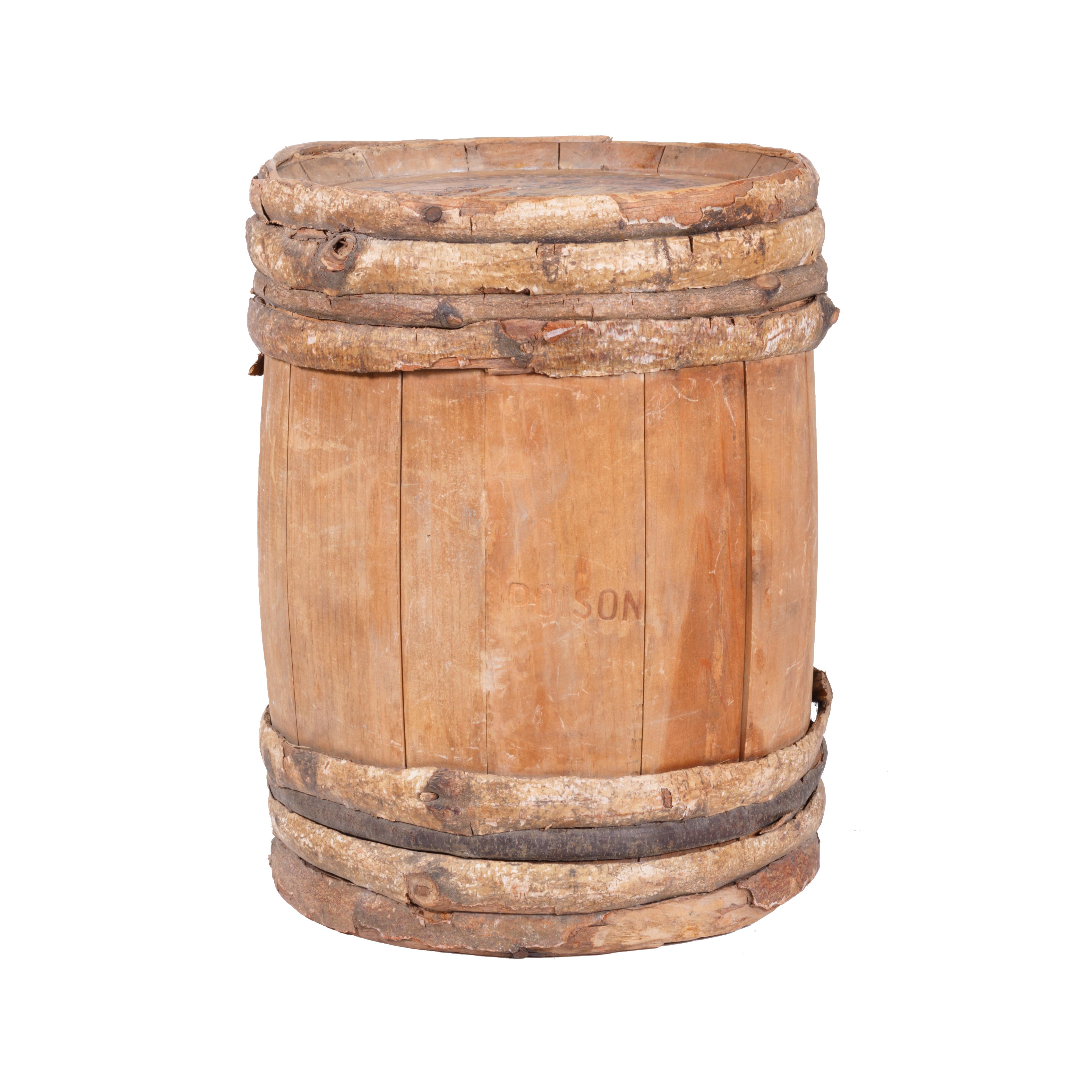 Barril del Museo del Comercio de Pieles de 1810 Estadounidense en venta