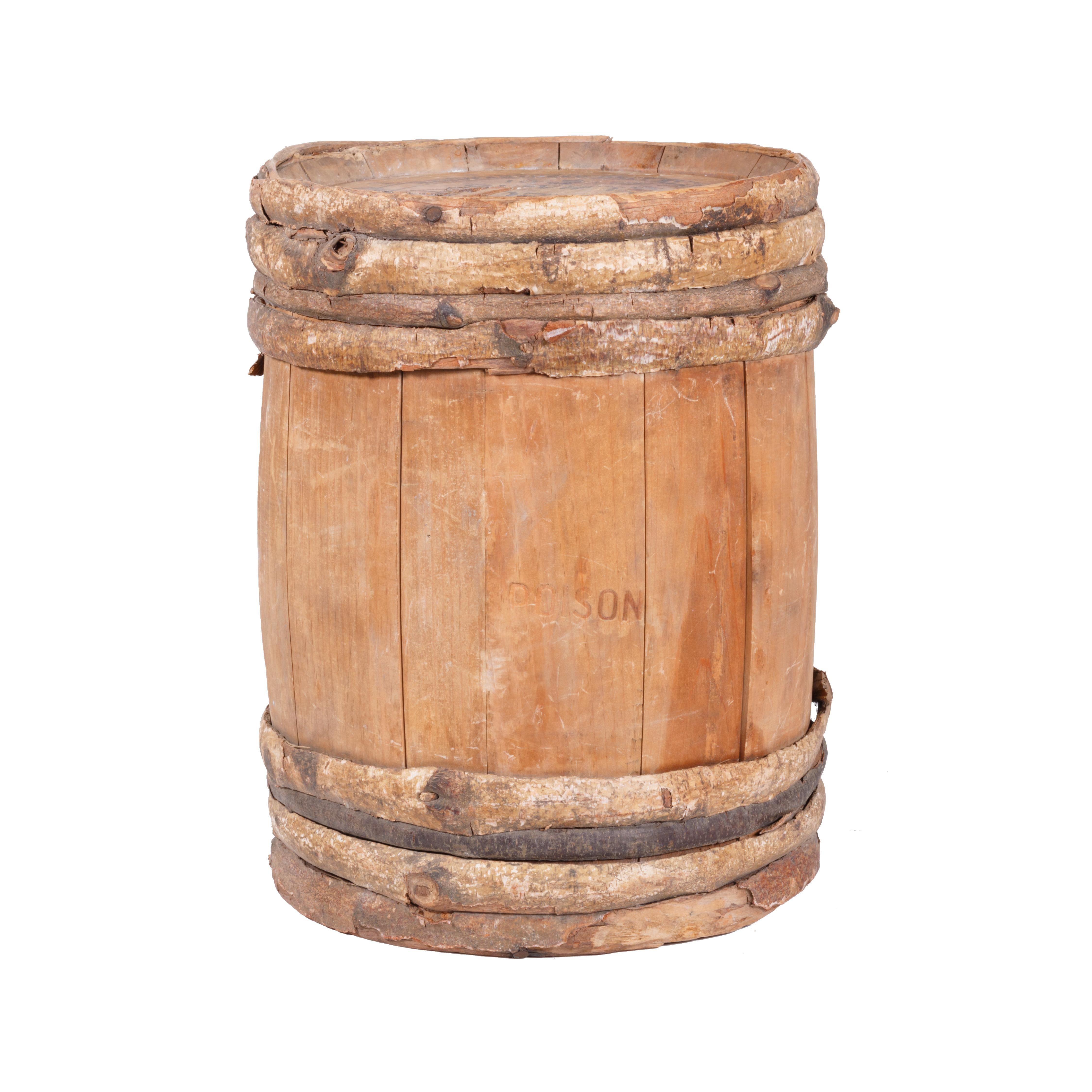 American 1810s Fur Trade Museum Keg For Sale