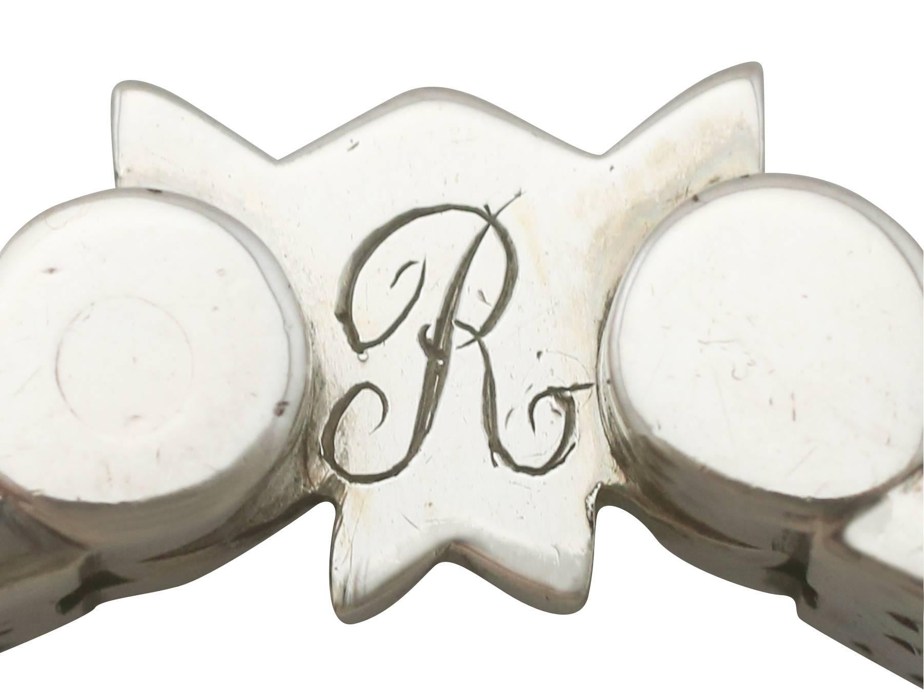 British Antique Georgian Sterling Silver Nutcrackers, 1811