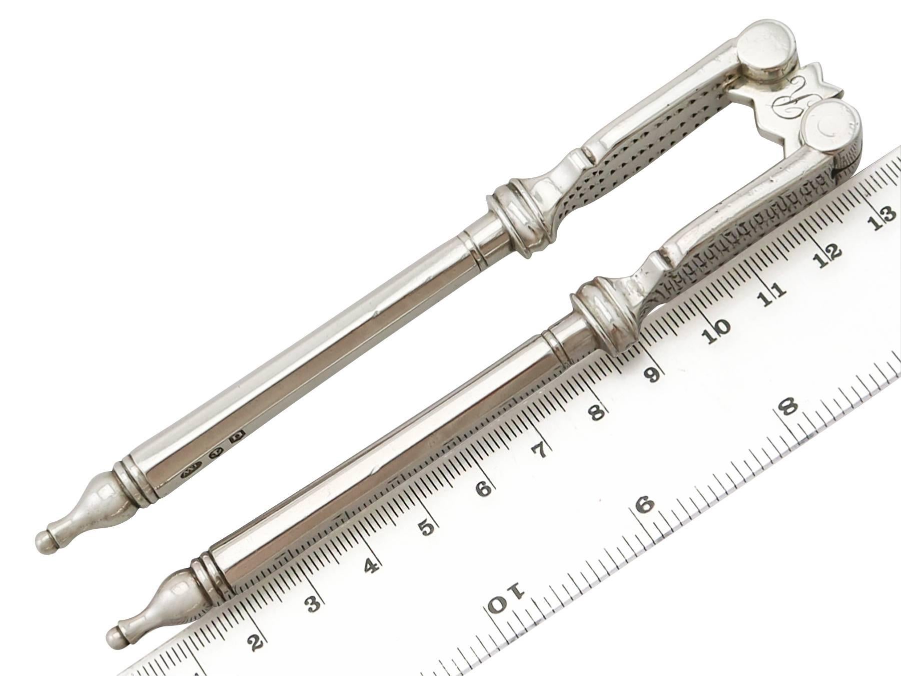 Antique Georgian Sterling Silver Nutcrackers, 1811 2