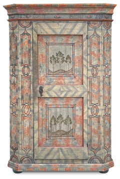Armoire alpine peinte en 1812 Light