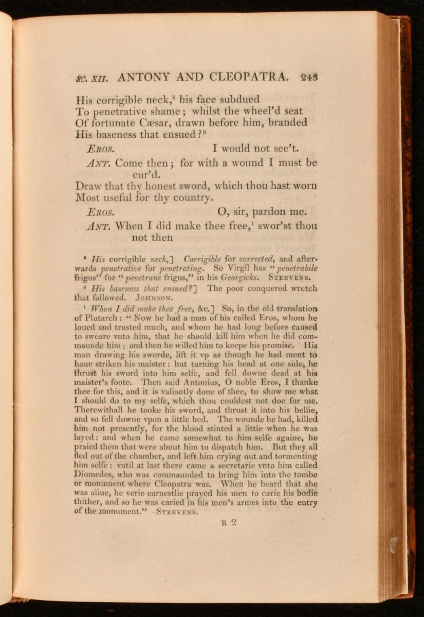 1813 The Plays of William Shakespeare (Les pièces de William Shakespeare) en vente 8
