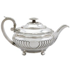 1814 Antique Sterling Silver Teapot 