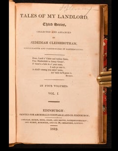 1815-1829 Les romans de Waverley de Sir Walter Scott
