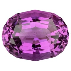 18.15 Carats Oval Shape Loose Amethyst Gemstone