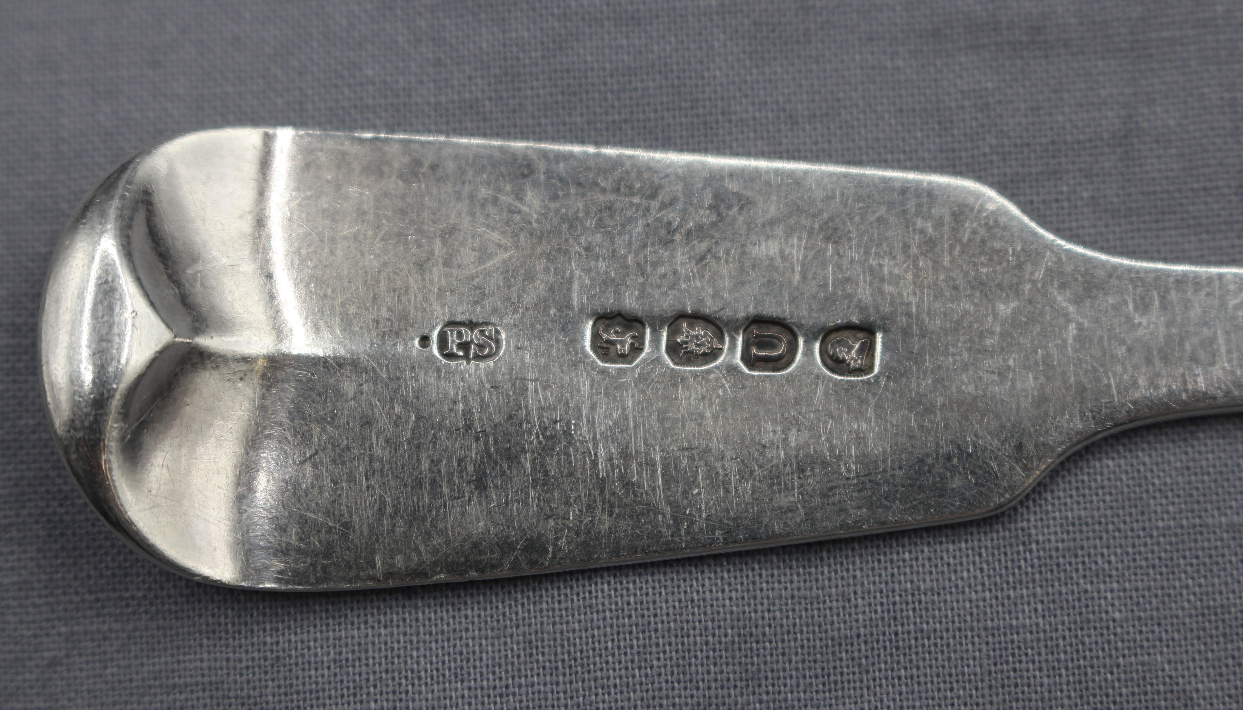 1815 English Sterling Silver Serving Spoon by Paul Storr In Good Condition In Chapel Hill, NC
