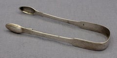 1815 Pair of Sterling Silver Sugar Tongs by Thomas Watson