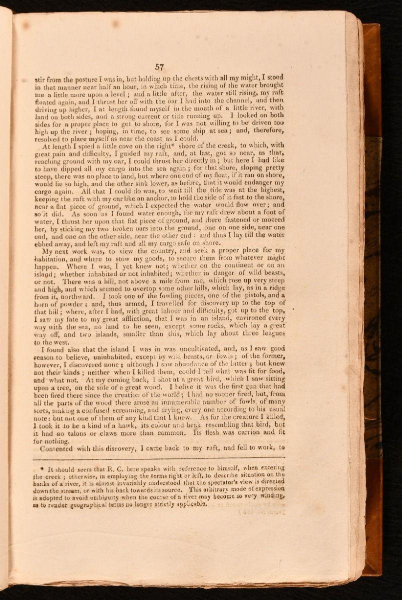 1815 Robinson Crusoe In Good Condition For Sale In Bath, GB