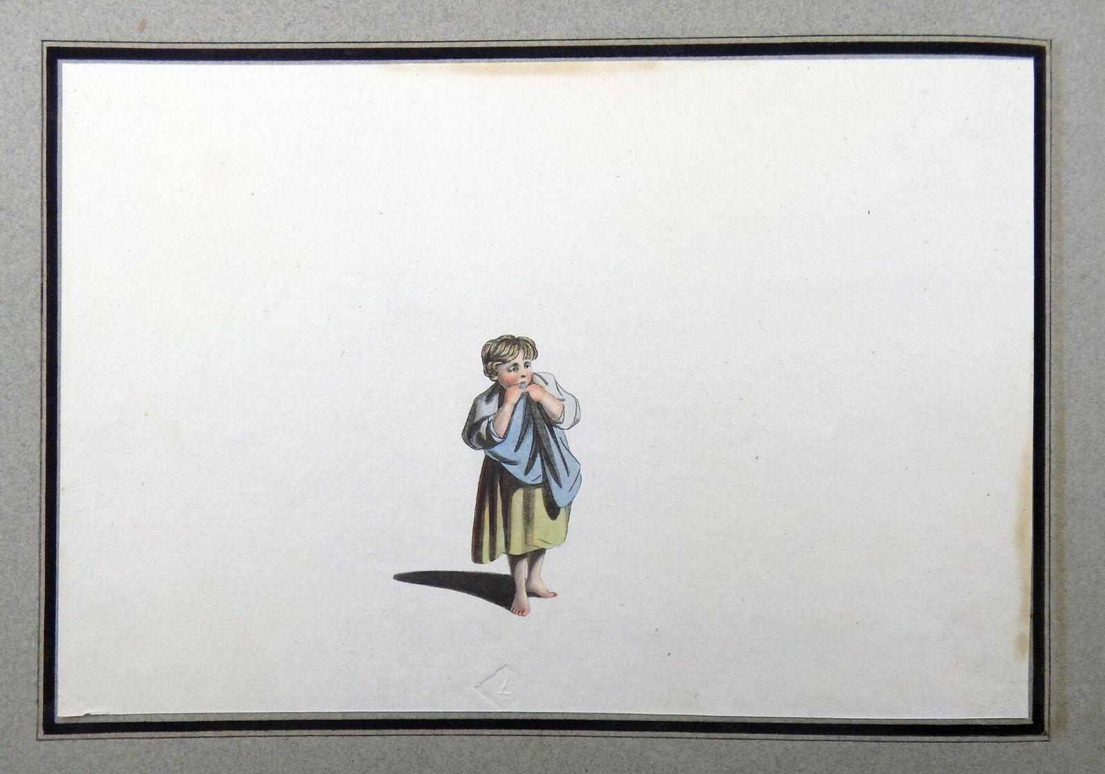 1816 Gottfried Mind, Juvenalia, Children at Play, 12 Aquatints Hand Colo For Sale 2