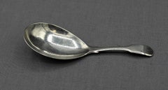 1817 George III.-Teedose/Löffel aus Sterlingsilber