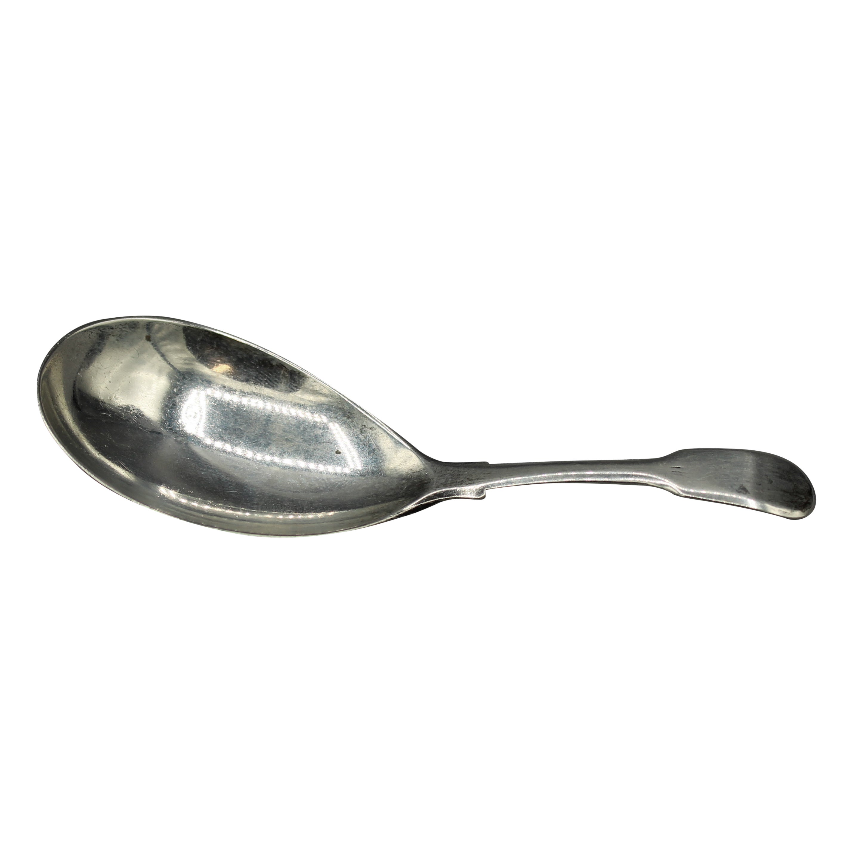 1817 George III.-Teedose/Löffel aus Sterlingsilber