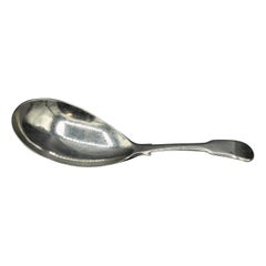 1817 George III.-Teedose/Löffel aus Sterlingsilber